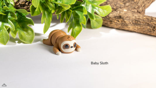 Baby Sloth - Figurina 3D