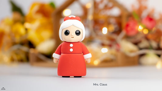 Mrs. Claus - Figurina 3D