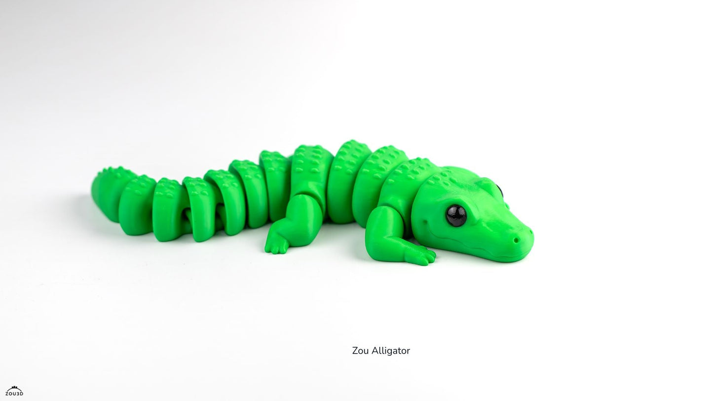Zou Alligator - Figurina 3D Articulata