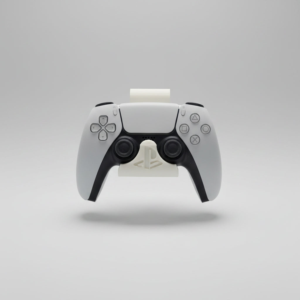 Agățătoare controller PS5 – DualSense montat pe stand, vedere laterală
