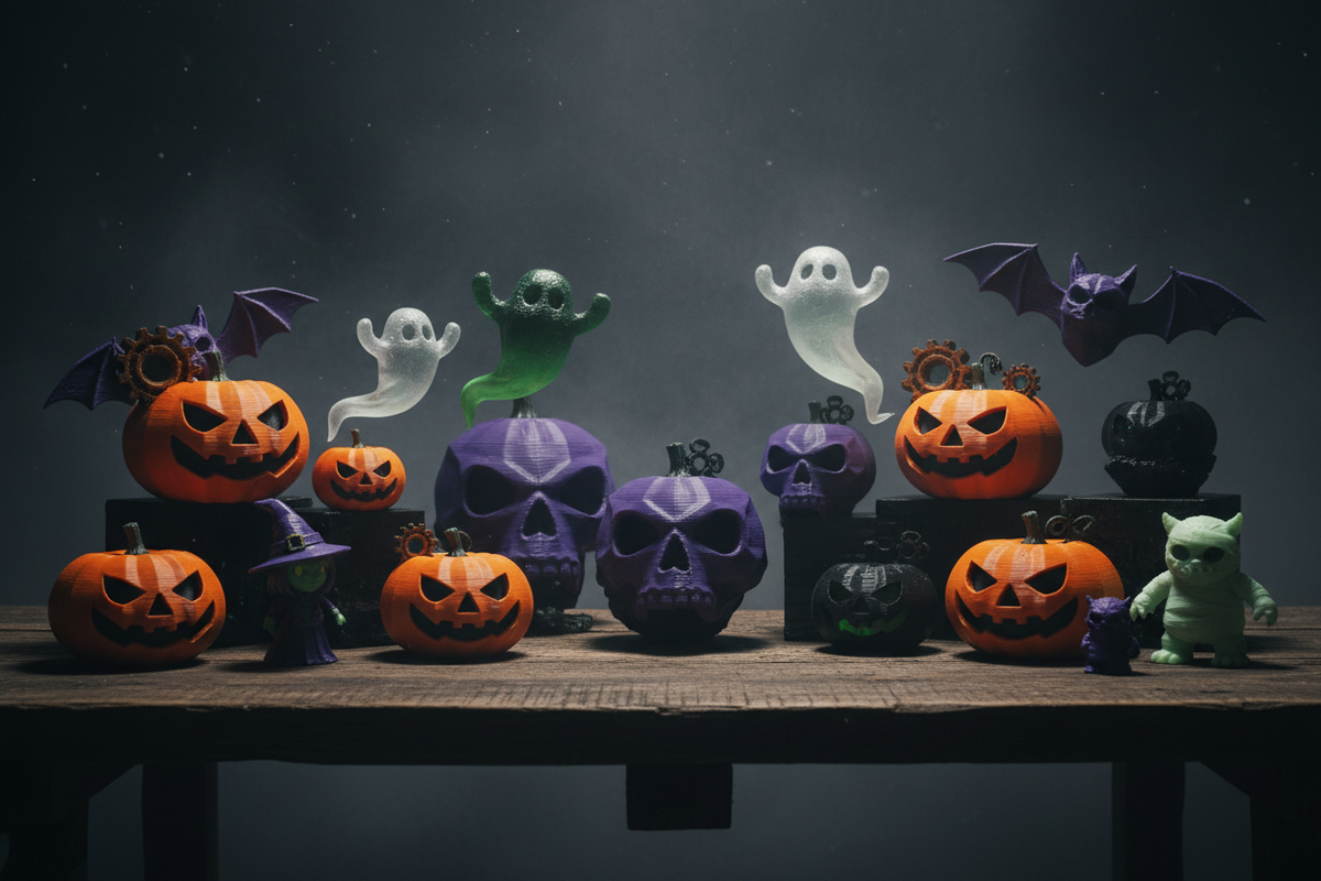Halloween - decor si figurine printate 3D