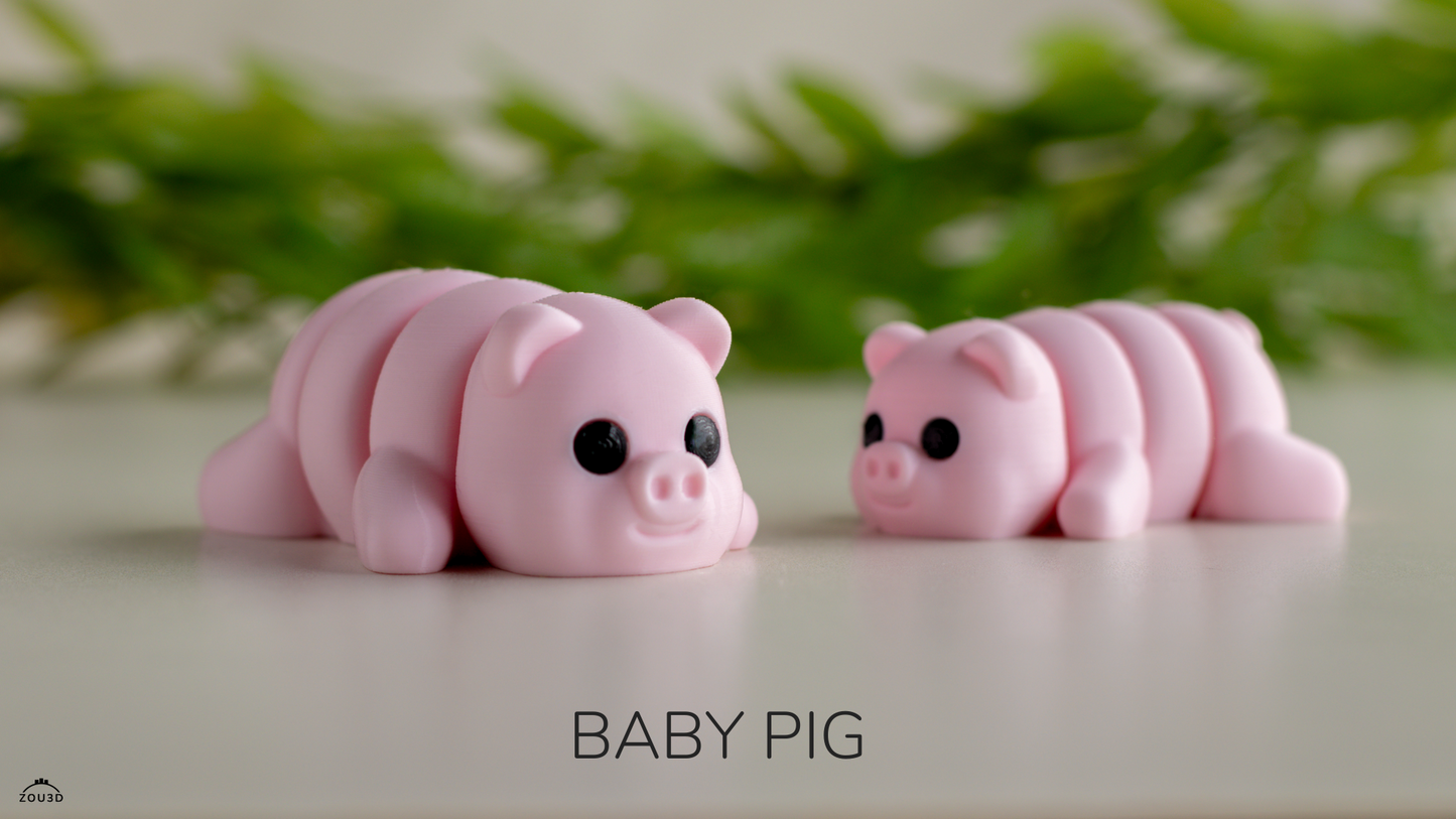 Baby Pig - Figurina 3D