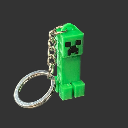Breloc Creeper 3D - Breloc Minecraft Imprimat 3D