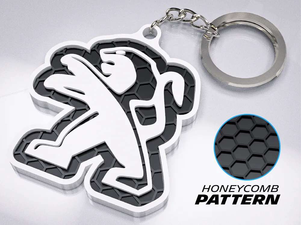 Breloc Auto Logo Honeycomb