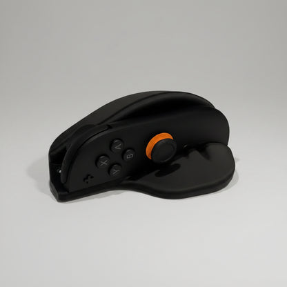 Atașament mouse Joy-Con Nintendo Switch 2 – vedere spate cu butoane SL/SR și slot card accesibile