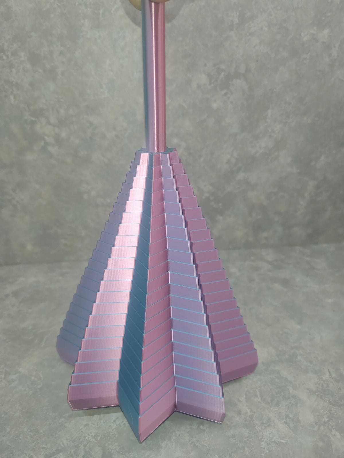 Star Fidget - expanding spinning blue