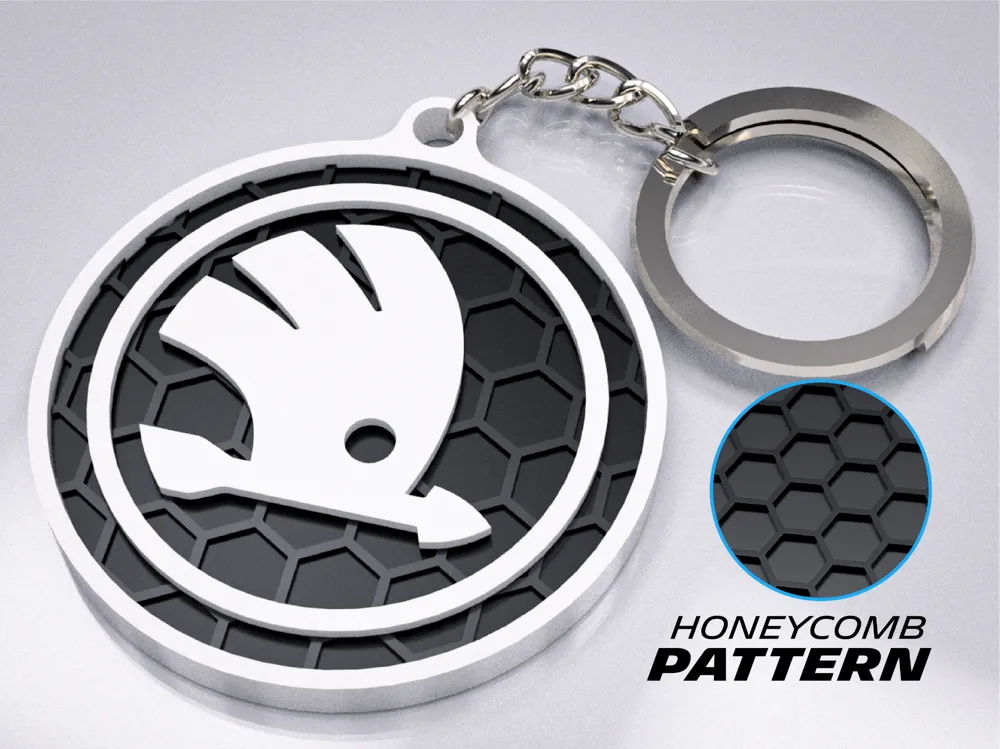 Breloc Auto Logo Honeycomb