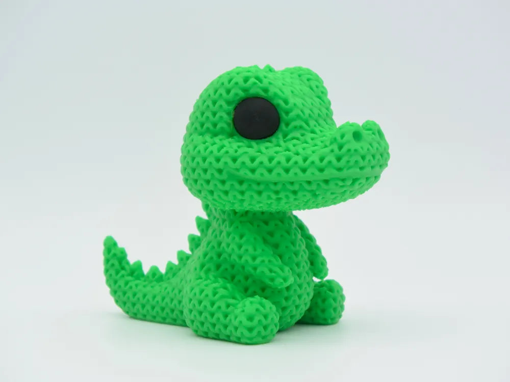 Crocodil Crochet Pets – vedere față