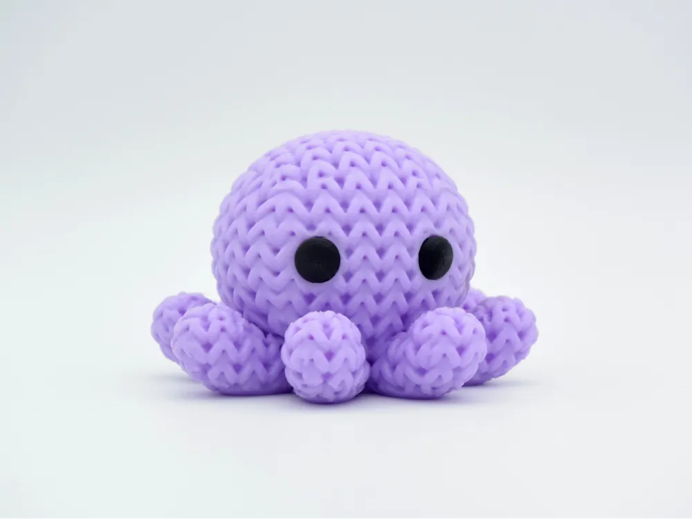 Caracatiță Crochet Pets – vedere spate