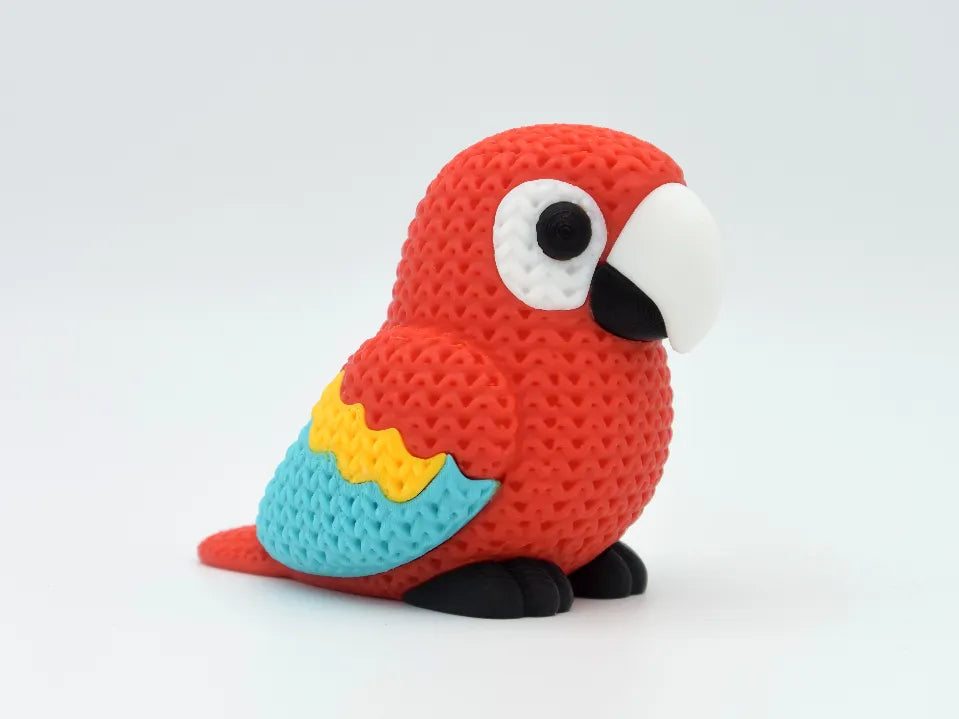 Papagal Crochet Pets – vedere față