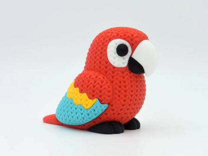 Papagal Crochet Pets – vedere față