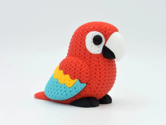 Papagal Crochet Pets – vedere față