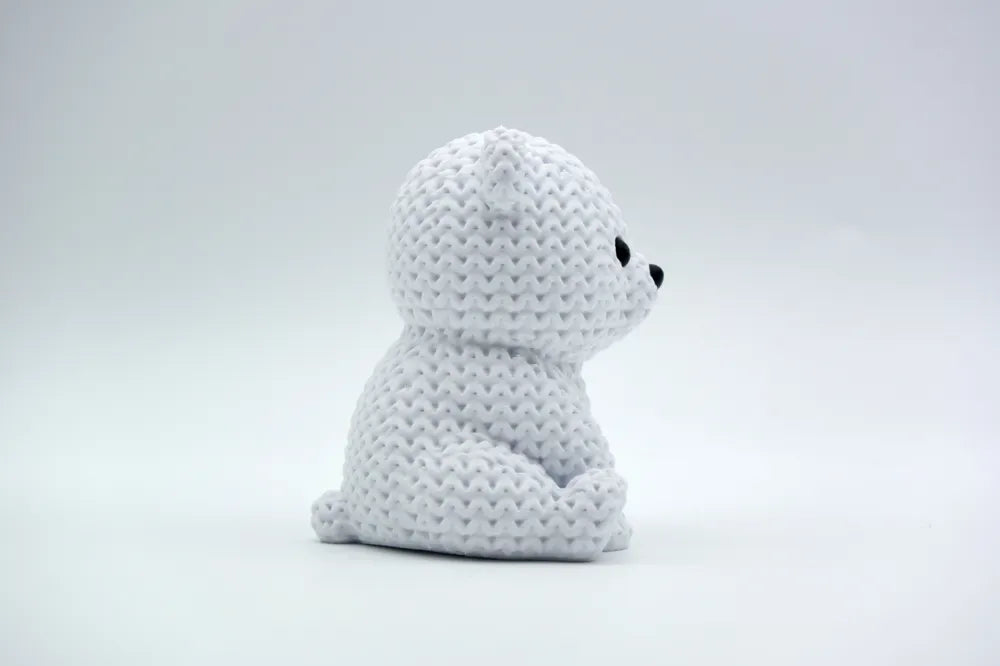 Urs Polar Crochet Pets – vedere lateral