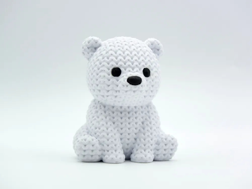 Urs Polar Crochet Pets – vedere față