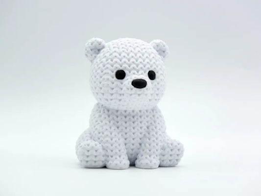 Urs Polar Crochet Pets – vedere față