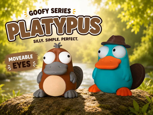 Ornitorinc Goofy Series - poster promoțional PLATYPUS Silly Simple Perfect Moveable Eyes
