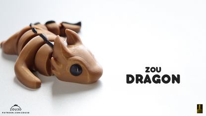 Zou Dragon - Figurina 3D Articulata