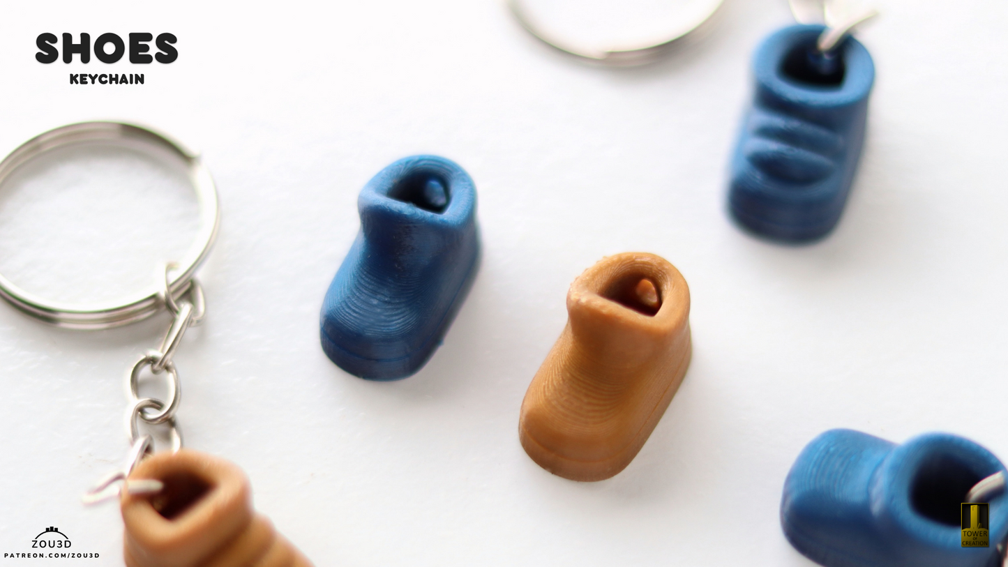 Shoes Keychain - Breloc 3D Gheata Chunky