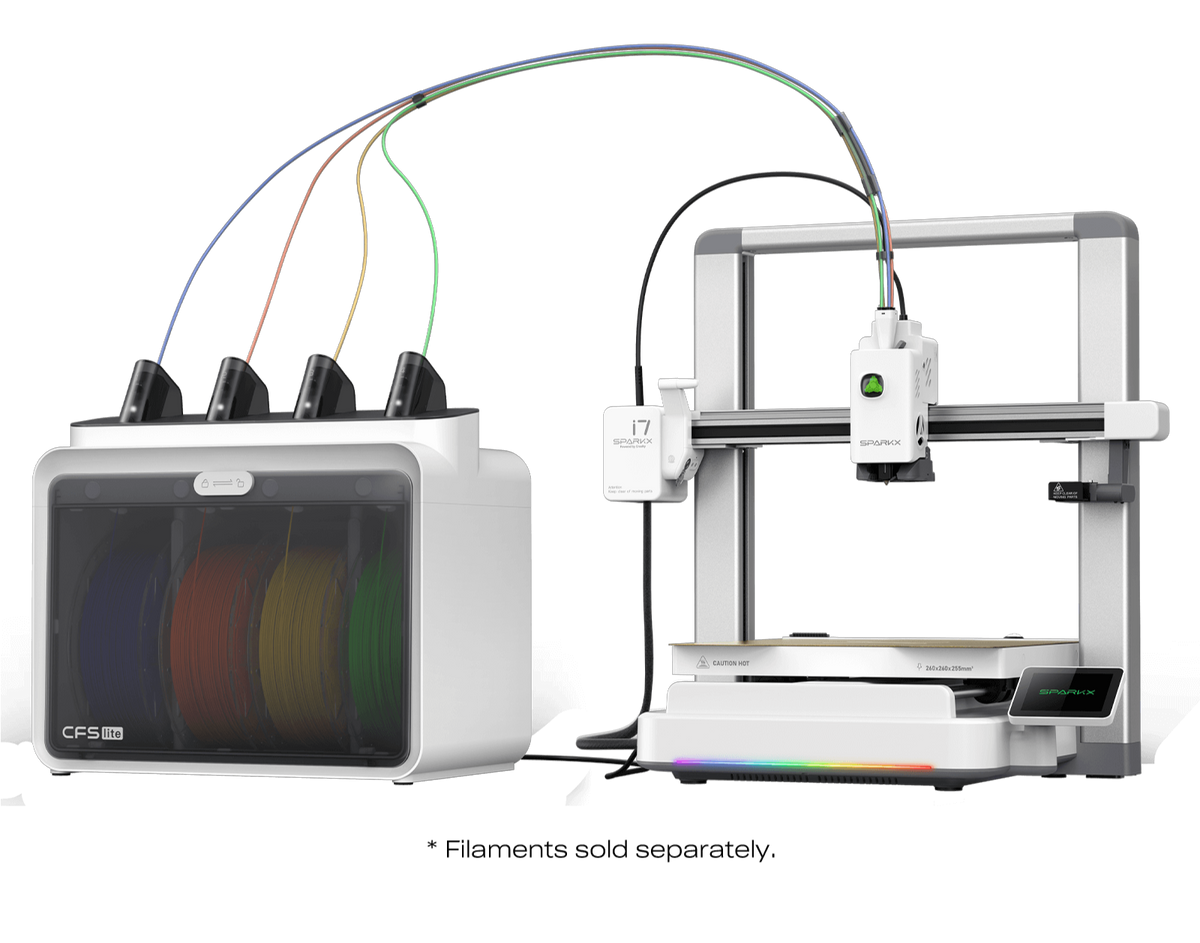 Creality SPARKX i7 Color Combo – Imprimantă 3D Multicoloră cu AI