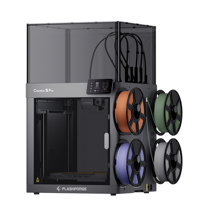 Flashforge Creator 5 Pro – Imprimantă 3D Multi-Material cu 4 Capete