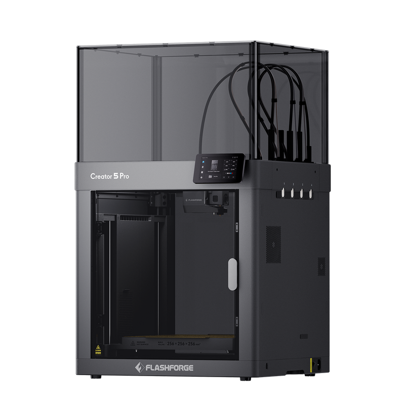 Flashforge Creator 5 Pro – Imprimantă 3D Multi-Material cu 4 Capete