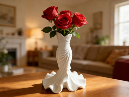 Vază Rochie | Decor Flori Uscate