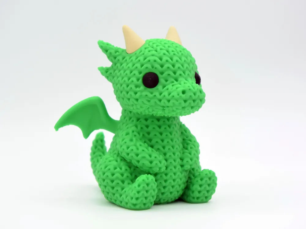 Dragon Crochet Pets – vedere lateral