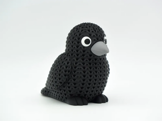 Cioară Crochet Pets – vedere spate