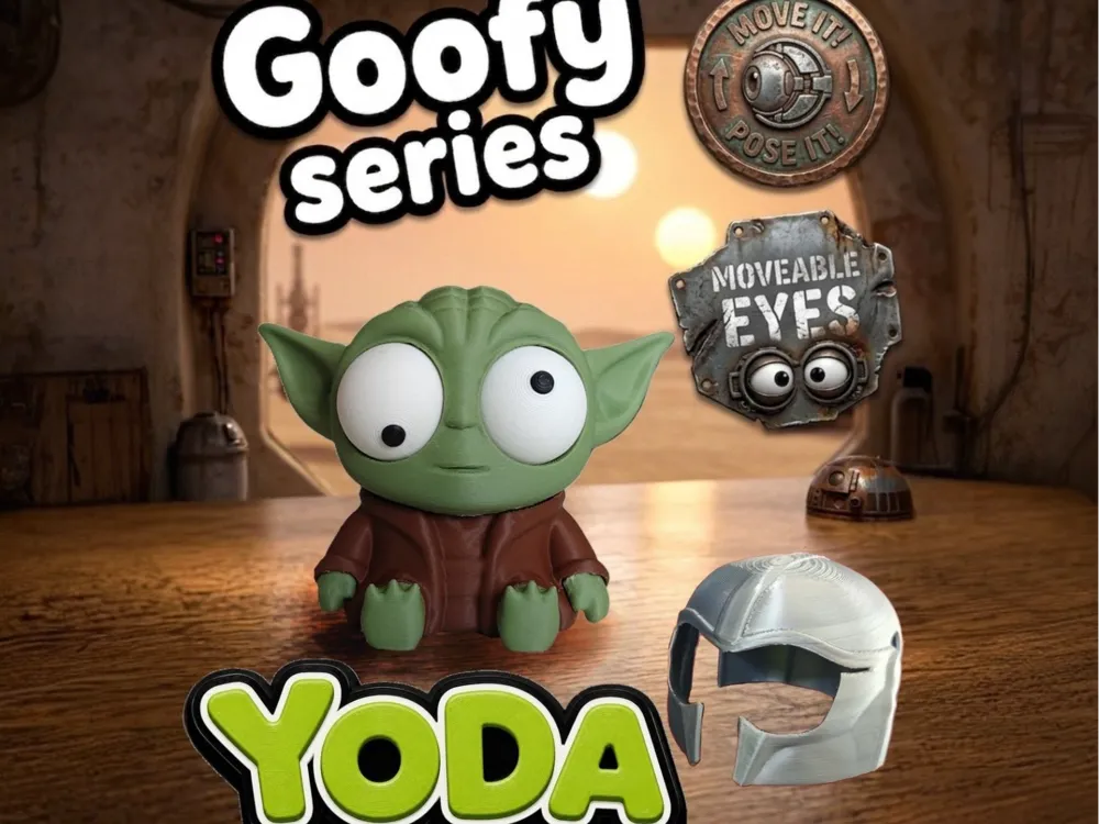 Yoda Goofy Series - poster promoțional YODA Move it Pose it Moveable Eyes Star Wars