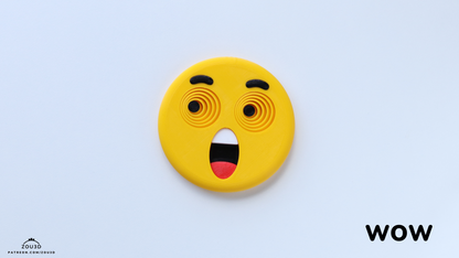 WOW Emoji Keychain - Breloc 3D Emoji Uimire