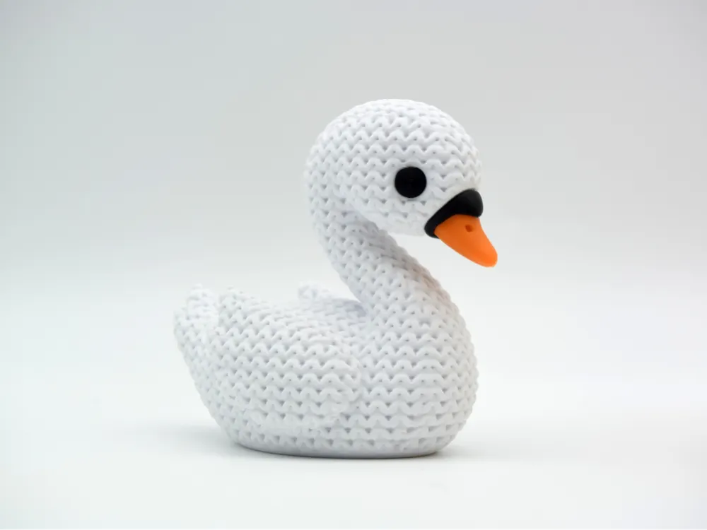 Lebădă Crochet Pets – vedere spate