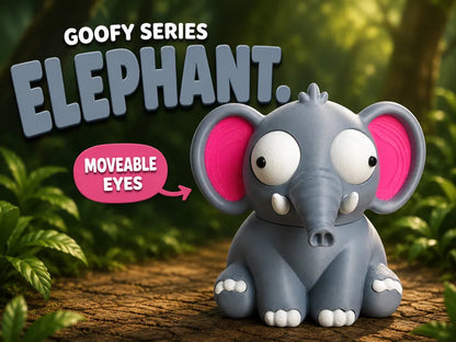 Elefant Goofy Series - poster promoțional ELEPHANT cu Moveable Eyes
