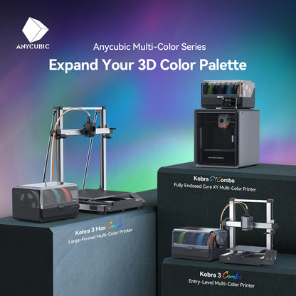 Anycubic Kobra S1 Combo – Imprimantă 3D Multicoloră CoreXY