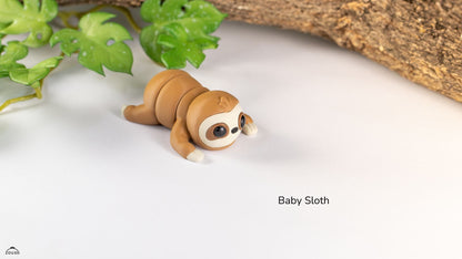 Baby Sloth - Figurina 3D