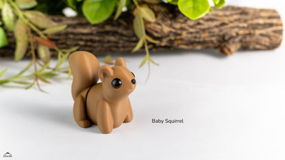 Baby Squirrel - Figurina 3D