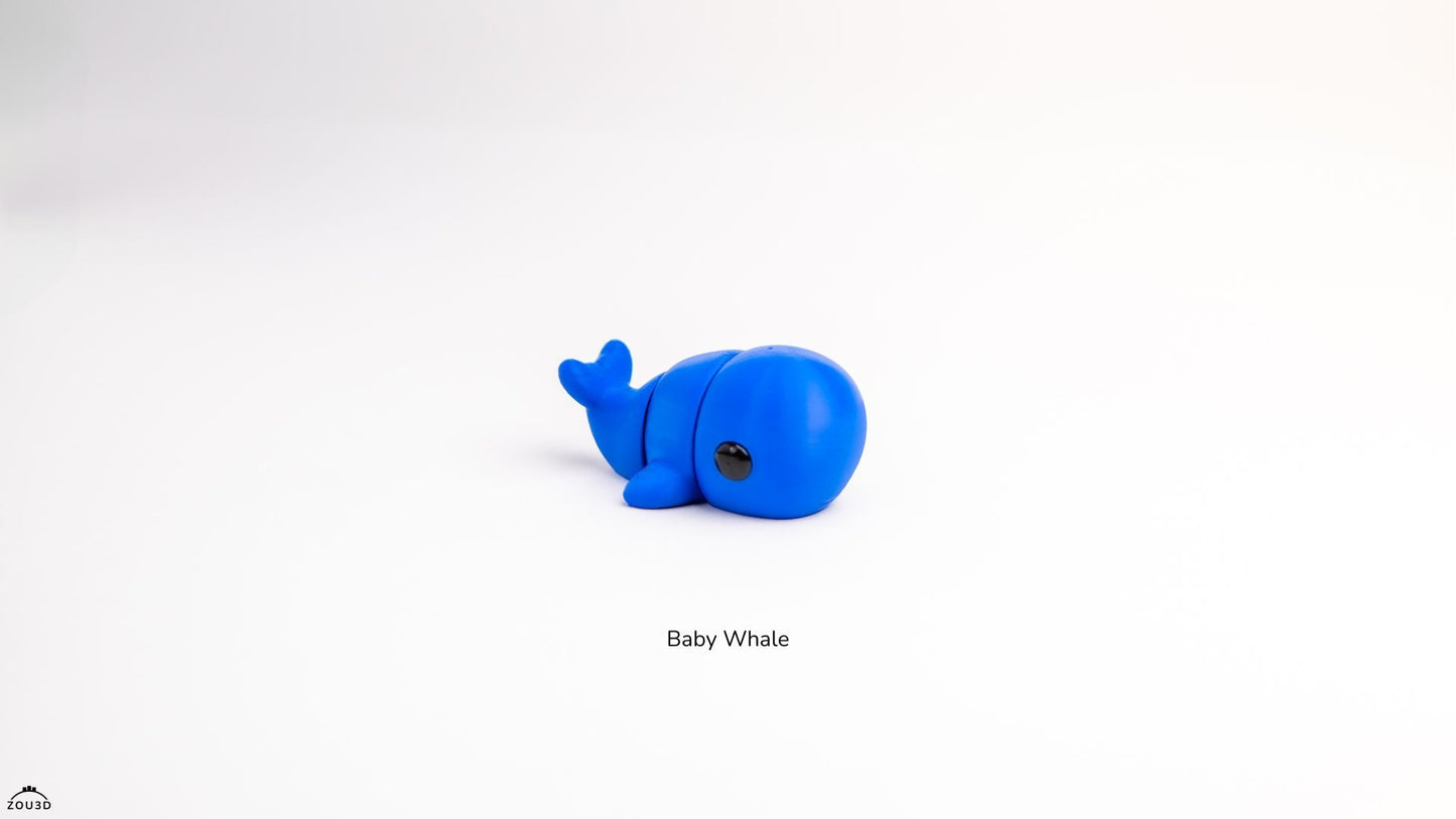 Baby Whale - Figurina 3D