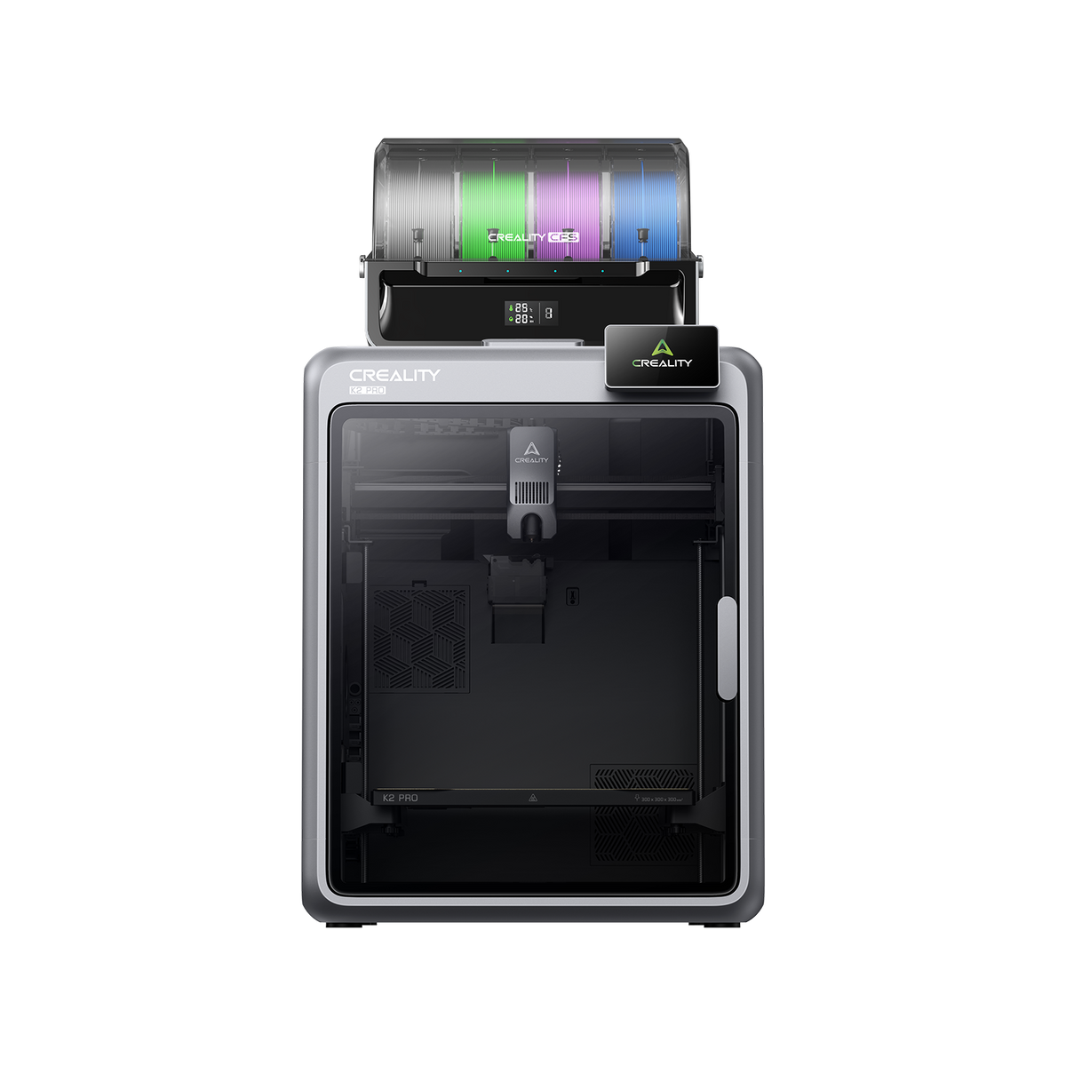 Creality K2 Pro Combo – vedere frontală