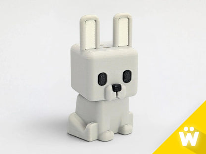 Cubic Pets – Figurine 3D cu Cap Mobil
