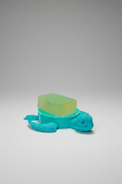 Turtle Soap Dish cu săpun - iluminat