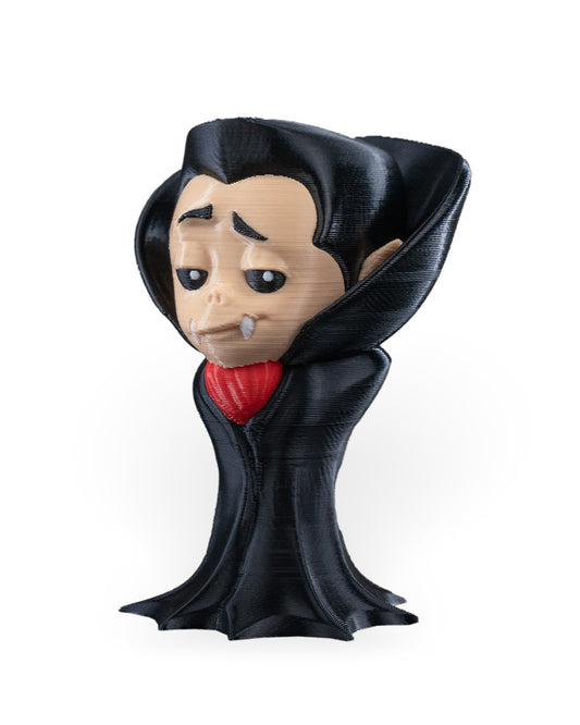 Darkula figură Dracula 3D - vedere laterală stânga, fundal alb