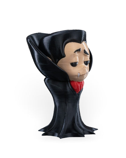 Darkula figură Dracula 3D - vedere laterală dreapta, fundal alb