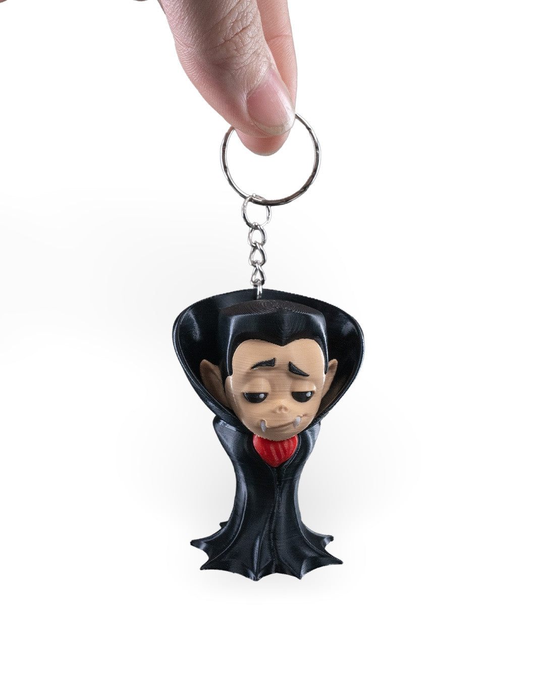 Darkula figură Dracula 3D - vedere spate, fundal alb