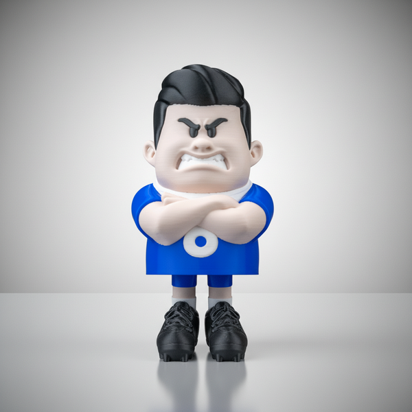 Mijlocaș Defensiv (Defensive Midfielder) – Figurină Fotbal Interactivă Imprimată 3D