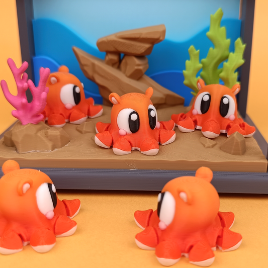 Dumbo Octopus - Figurina 3D Caracatita Kawaii
