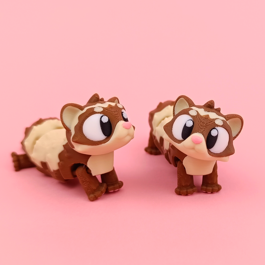 Flexi Ferret - Figurina 3D Dihor Kawaii Articulat