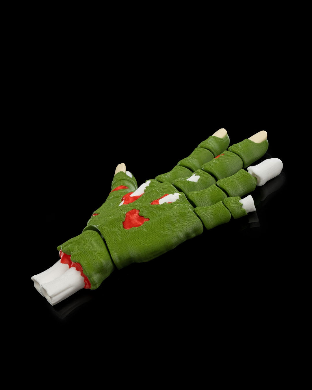 Handy Deadman mana zombie verde vedere fata deschisa, fundal alb