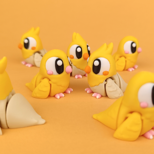 Pet Bird - Figurina 3D Pui Pasare Kawaii