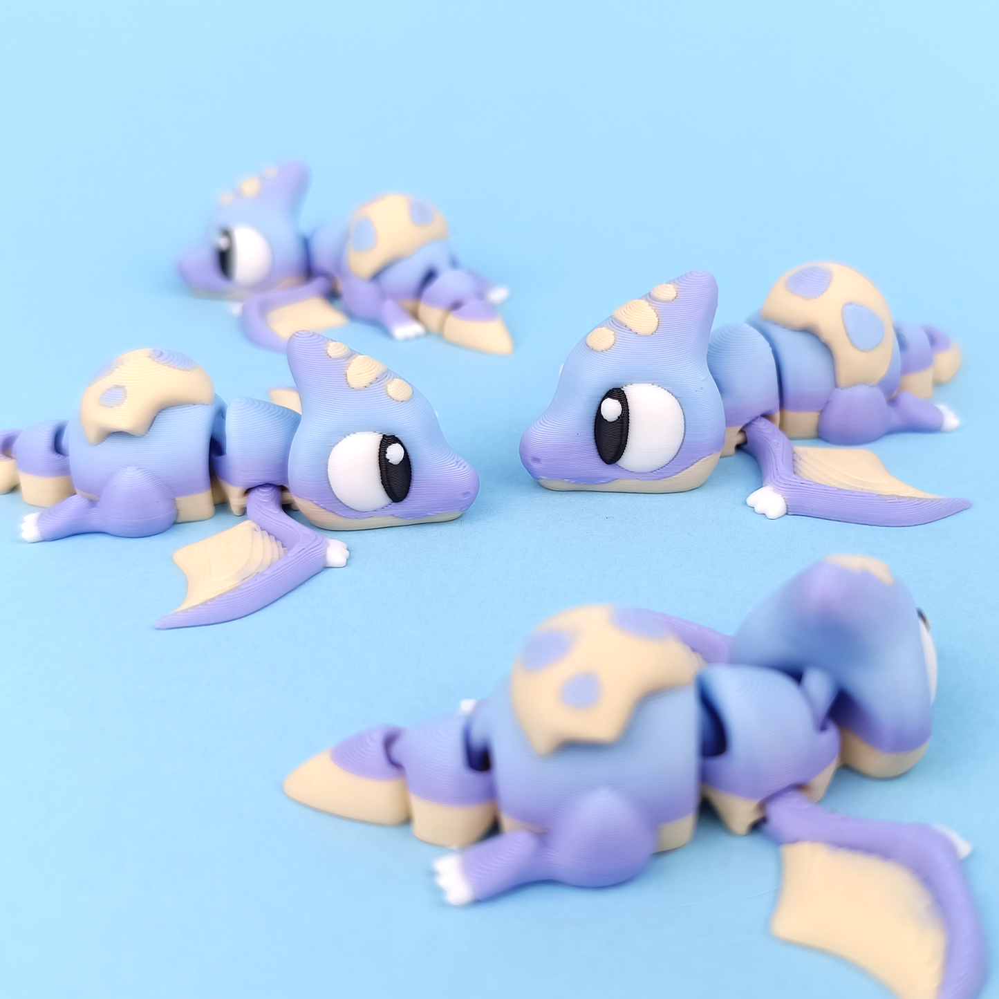 Flexi Pterodactyl - Figurina 3D Pterodactil Kawaii Articulat