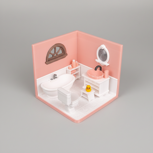 Tiny Bathroom - Dioramă Tiny House Imprimată 3D