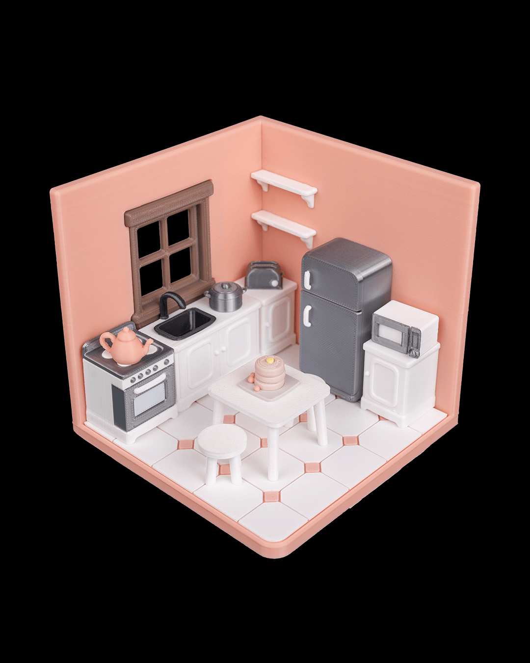 Tiny Kitchen - vedere izometrică completă